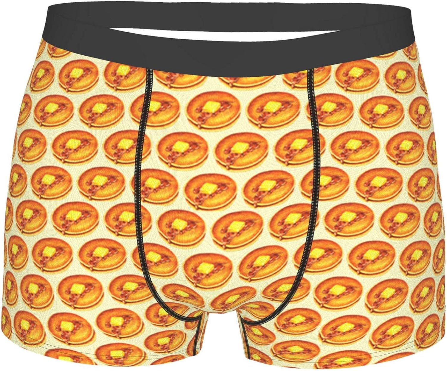 Pancake Men'S Boxer Briefs Underwear Breathable Stretch Boxer Pants