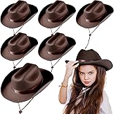 Hercicy Cowboy Hats Kids Toddler Cowgirl Hat for Boys Girls Child Baby Costume Accessories Western Birthday Party Supplies