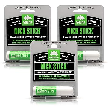 Pacific Shaving Company Nick Stick - No Tissue Paper, No Chalky Residue, Dries Clear