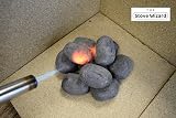 Stove Wizard 30x Grey Ceramic Pebbles Replacement for Gas & Electric Fires Boxed view 7
