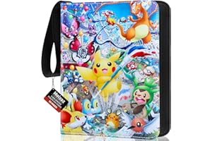 MOIZAZ Card Binder 900 Cards 9 Pocket Card Binder 50 Pages Trading Card Binder Card Collection Binder Double Sided Pocket Collector Card Album Removable Trading Card Album Folder For MTG TCG (K)