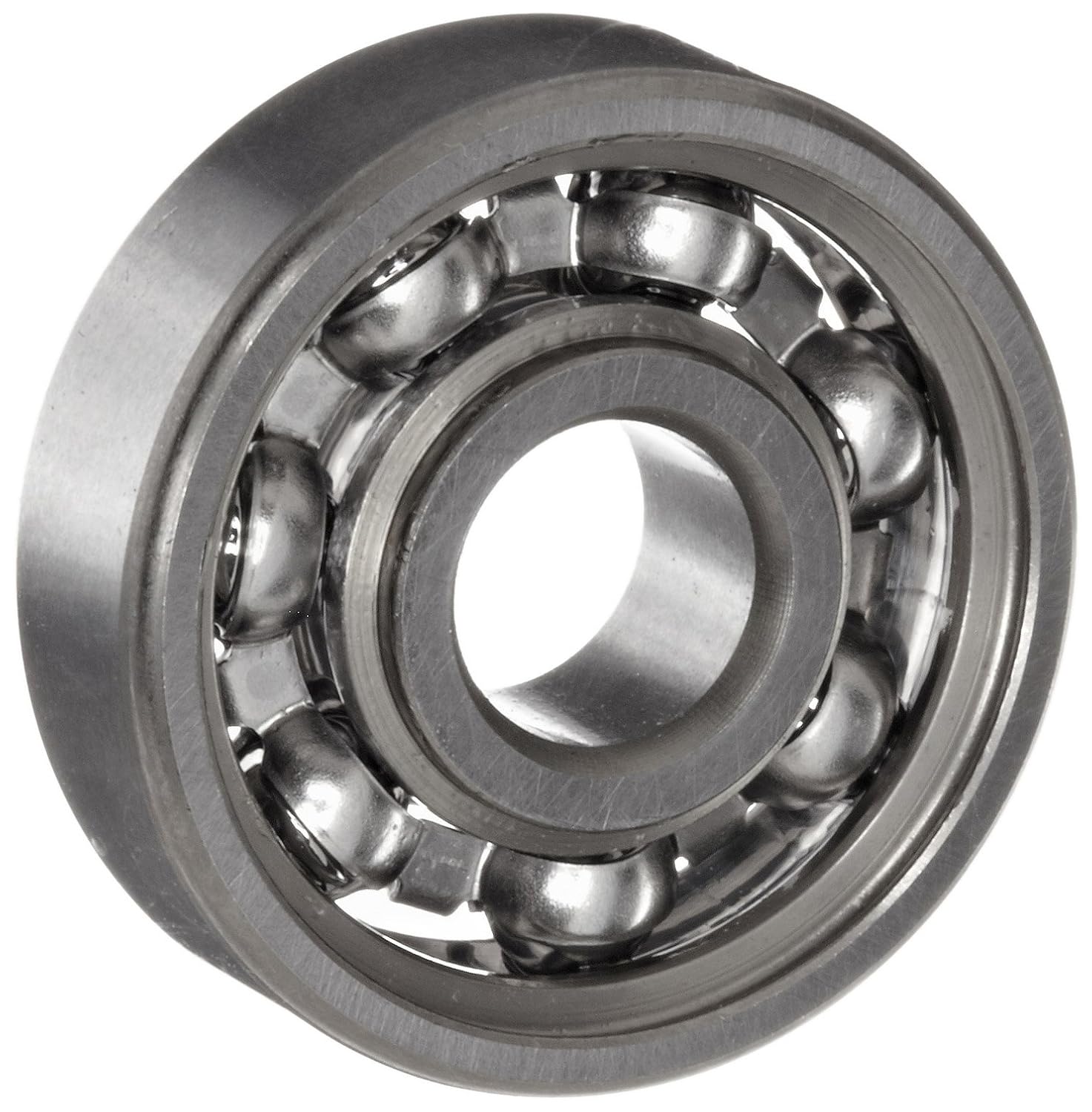 NSK 634 Deep Groove Ball Bearing, Single Row, Open, Pressed Steel Cage