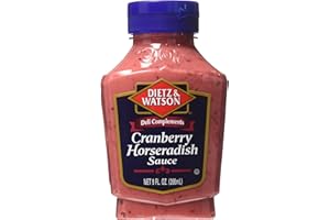 Dietz & Watson, Deli Compliments, Cranberry Horseradish Sauce, 9oz Bottle (Pack of 2)
