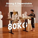 ErGear Electric Standing Desk 100x60cm 4 Memory Smart Panel, 72-118cm view 8