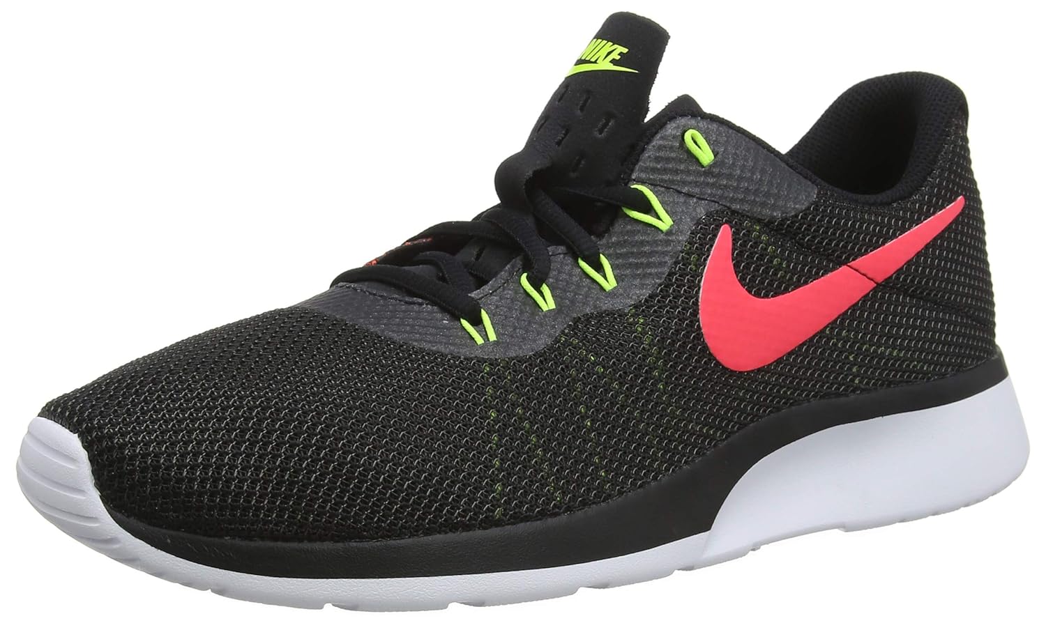 nike tanjun black red