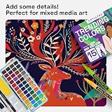 ARTISTRO 15 Acrylic Paint Pens Extra Fine 0.7mm for Rock Painting, view 7
