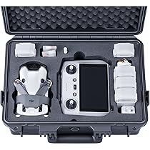 Amazon.com: Lykus Titan MM410 Waterproof Hard Case for DJI Mini 4  