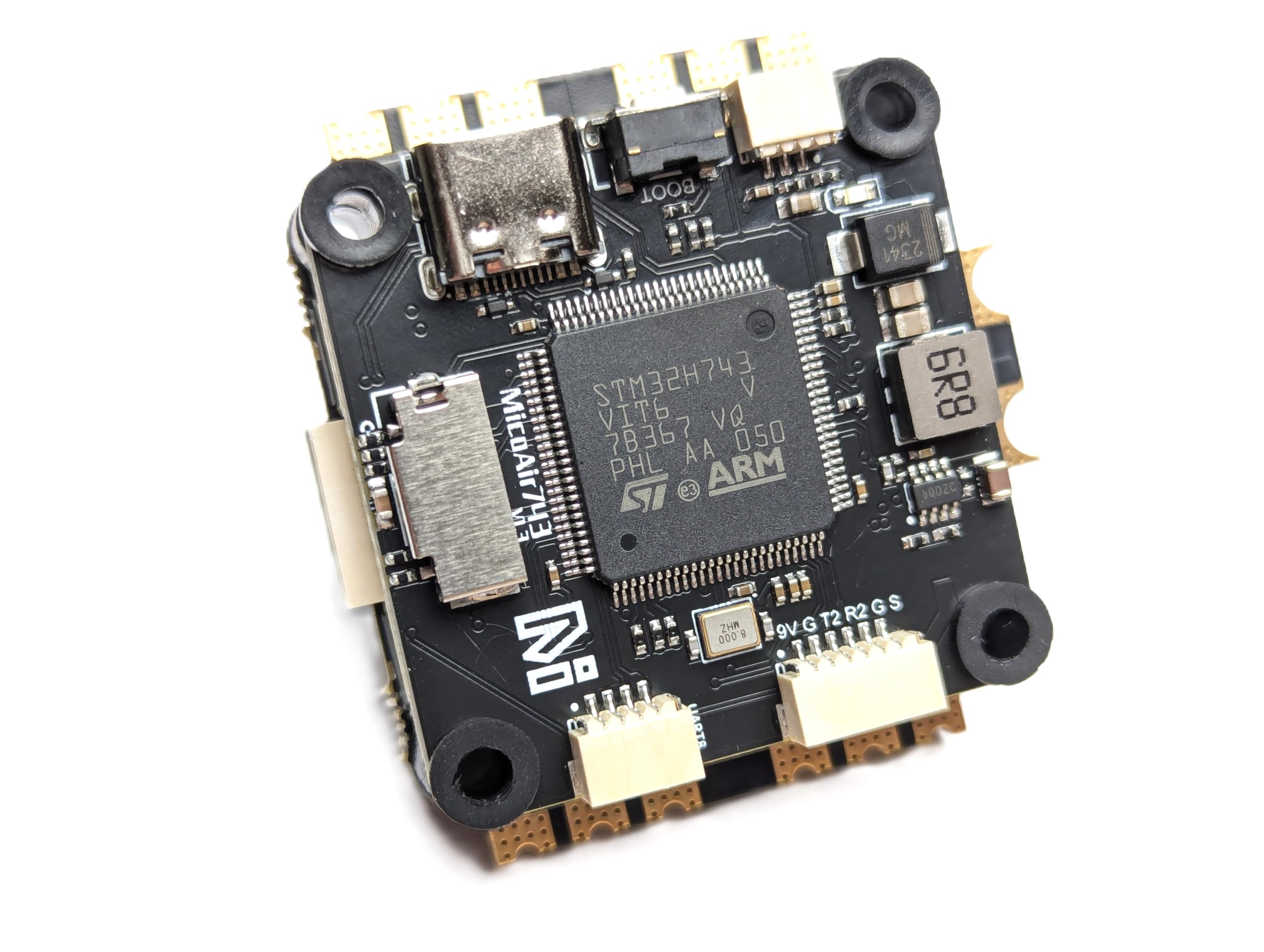 Photo 1 of MicoAir H743 Flight Controller Stack with 4in1 50A Bluejay 48K ESC FC&ESC Support Ardupilot/Betaflight/INAV/PX4 for DJI O3 Air Unit FPV