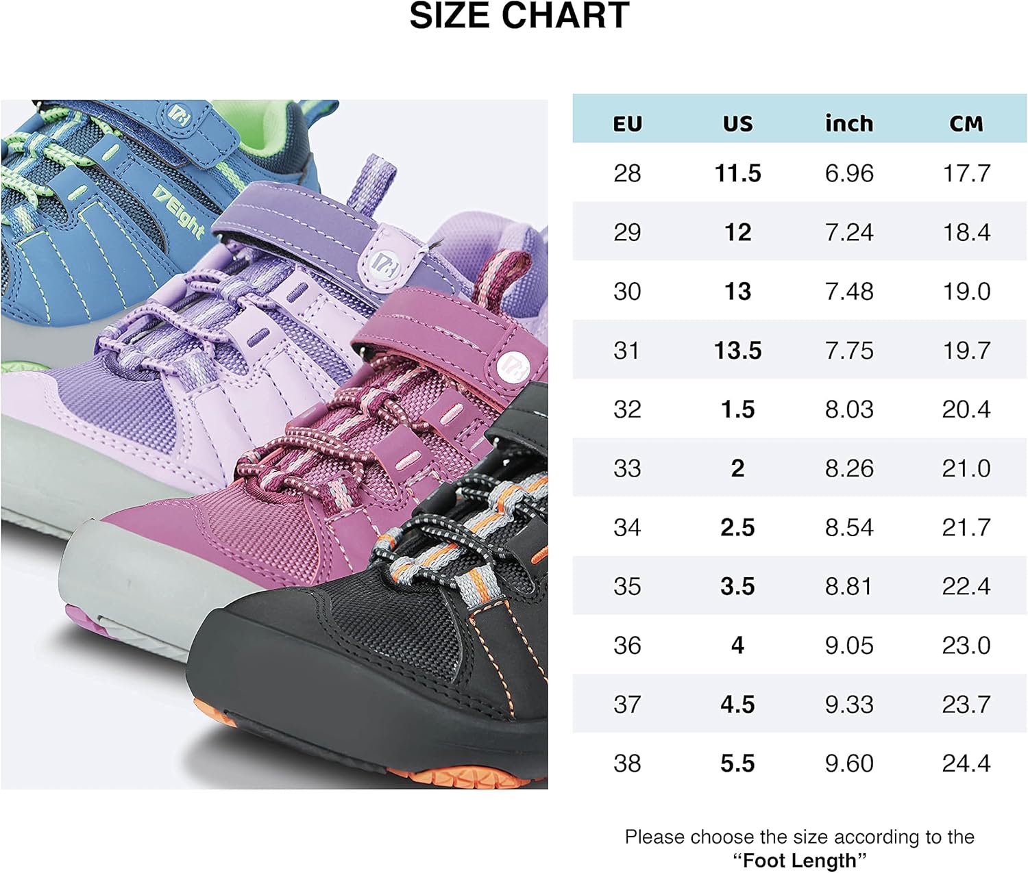  | i78 Low Top Kids Boys Girls Sport Hiking Shoes Breathable Synthetic Leather Sneakers Non-Slip Lightweight for Outdoor Running Trekking Trail Walking(Little Kid/Big Kid) | Hiking Shoes