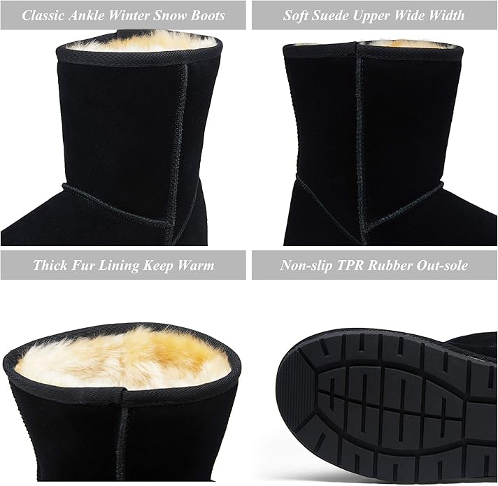 VEPOSE Booties Classic Outdoor Winter 987 Black