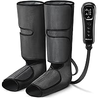 Nekteck Leg Compression Massager for Circulation and Relaxation, Foot and Calf Massage Machine 2 Modes 3 Intensities with Han