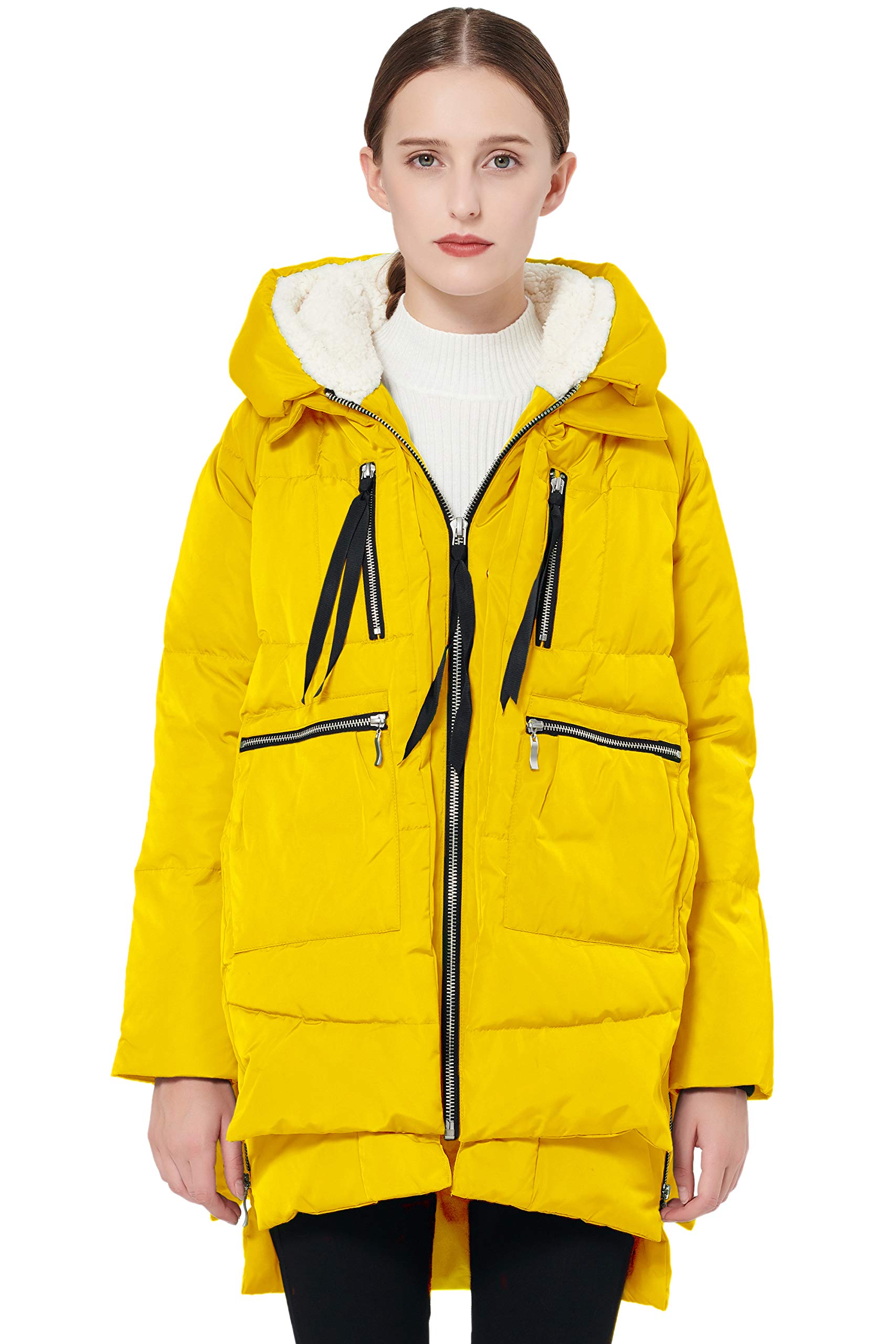 Orolay Women's Thickened Down Jacket Yellow 4X-Large Image
