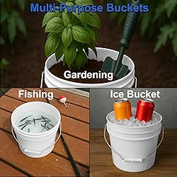 1 Gallon Bucket & Lid -70 Mil All Purpose Pail