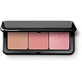 KIKO Milano Multi Finish Trio Blush & Bronzer Palette | 1 Bronzer And 2 Blushes In Matte And Metallic Finishes