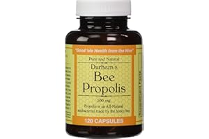 DURHAM'S BEE FARM, INC. Durham's Bee Propolis 500mg 120 Capsules