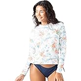 Roxy Women's Long Sleeve Rashguard – UPF 50+ Sun Protection, Quick-Dry Swim Shirt