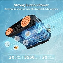 CoasTeering Cordless Pool Vacuum for Inground