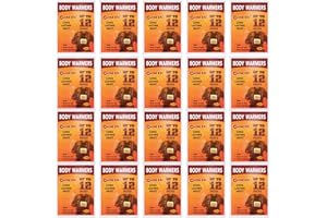 WORLD-BIO Disposable 40 Packs Body Warmers - Long Lasting Warm Up to 10 Hours - Safe Natural Odorless Air Activated Warmers -