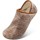 XIHALOOK House Slippers for Women Men Cozy Sock Shoes with Soft Rubber Sole Slip On for Indoor/Outdoor