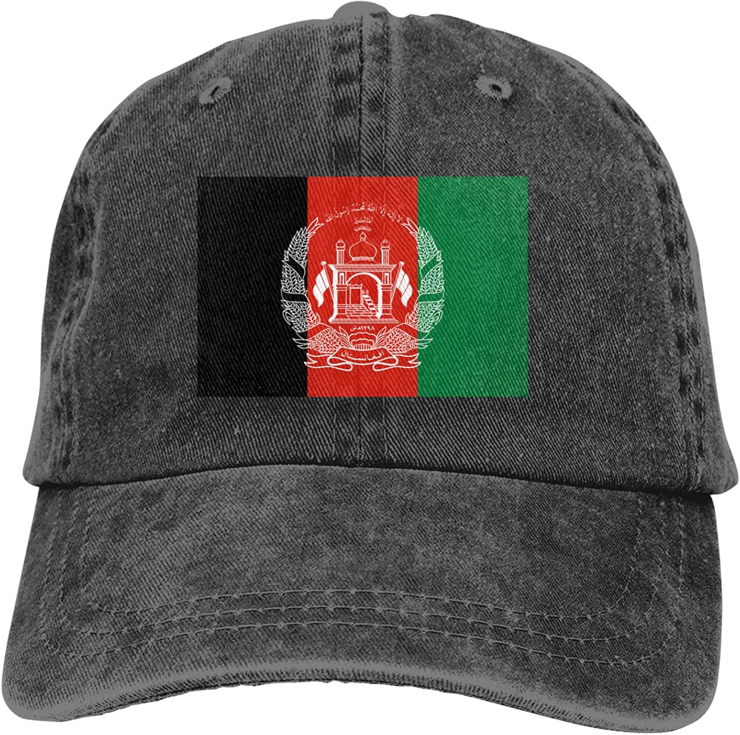 ZADPBB Afghanistan Denim Hats Adjustable Trucker Baseball Hat for Men/Women Black at Amazon Men