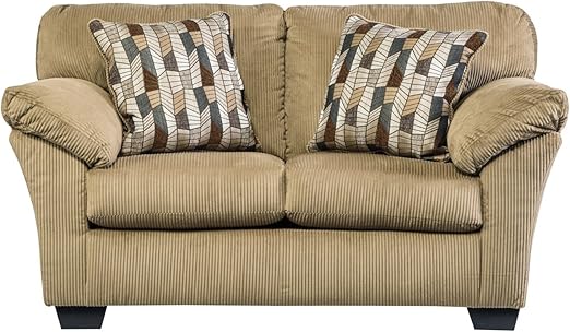 Amazon.com: Signature Design by Ashley Aluria Mocha Loveseat: Kitchen