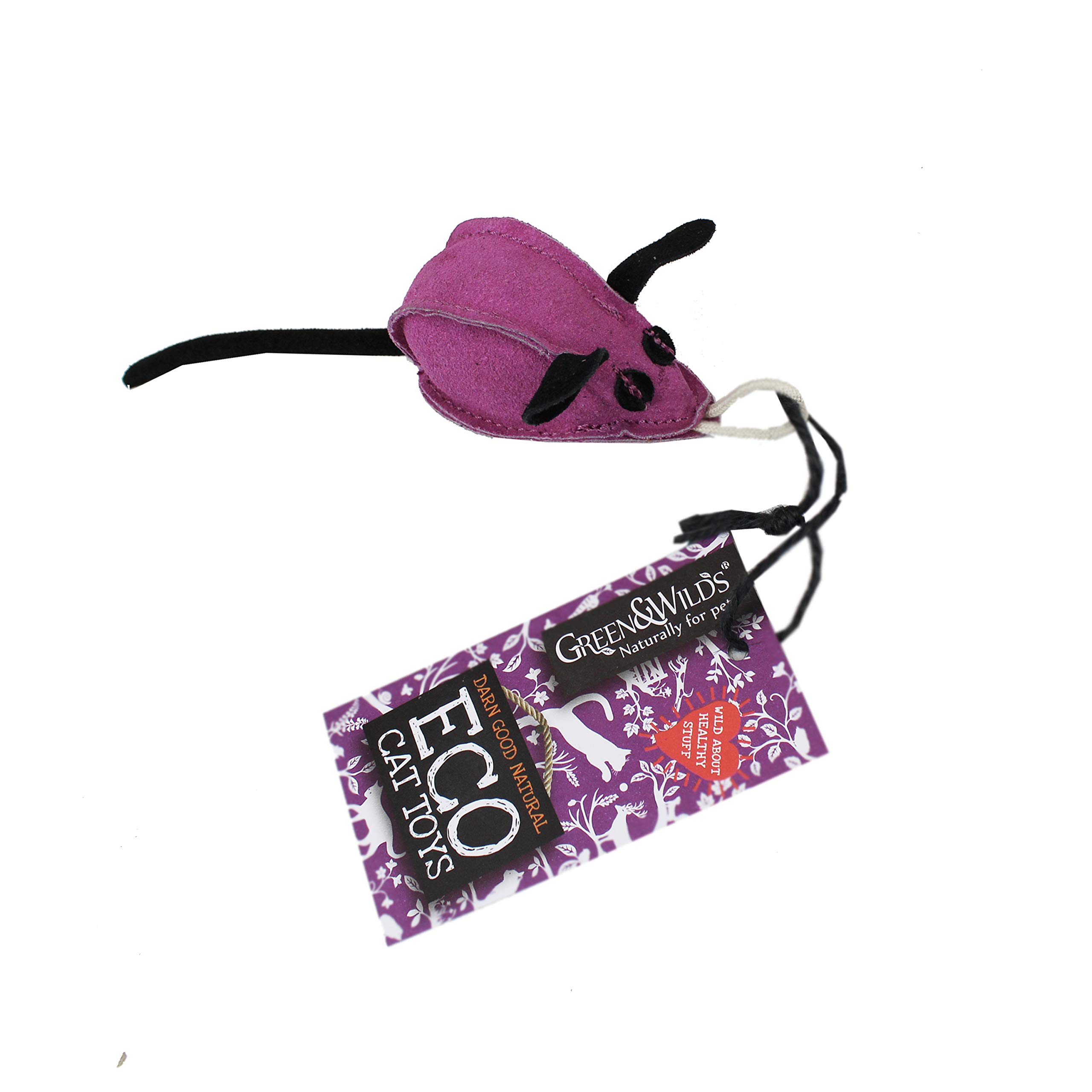 Eco Cat Toy - Green & Wilds - Midge the Mouse