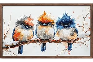 Leczany Cross Stitch Patterns Stamped Kit for Beginners | Embroidery Supplies DIY Craft Kit Starter Needlepoint for Adults or Kids | 11CT, 3 Strands | Three Little Birds 20.5x11.8 inches