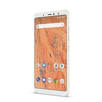 BQ Aquaris X2 Smartphone white/sand gold (5,65 Zoll FHD+, Qualcomm Snapdragon 636 Octa Core, 32 GB + 3 GB RAM, 12 MP und 5 MP Dual-Kamera, NFC, USB-C, Quick Charge 4+, Android 8.1.0 Oreo)