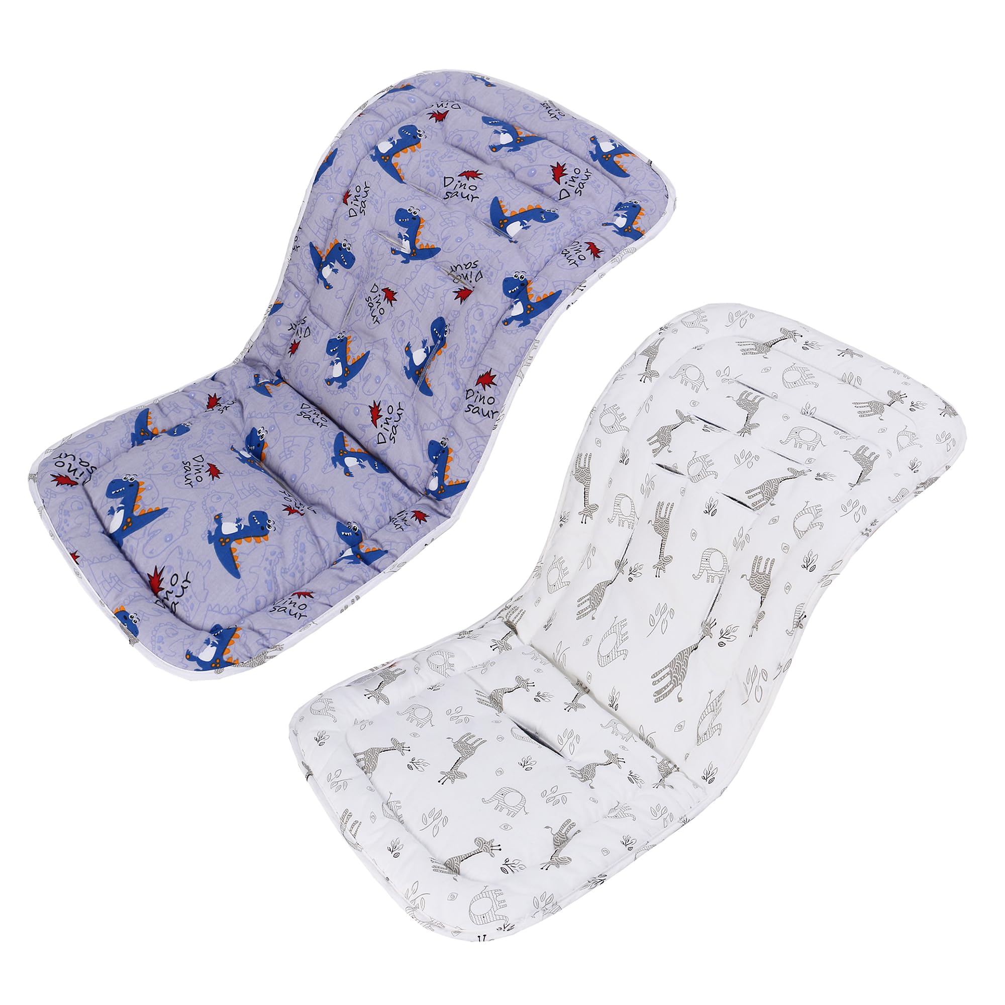 LAT Universal Pram Liner, Baby Pushchair Seat Liners, Cotton Double-Sided Use Baby Stroller Cushion Pad, Stroller Seat Pad for Toddler Infant 78x34cm — image 1