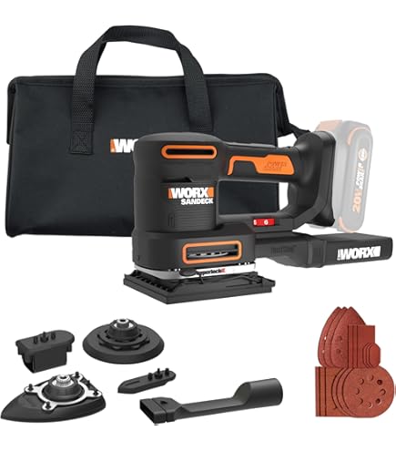 Worx WX822L.9 20V Power Share Cordless Detail Sander (Tool Only