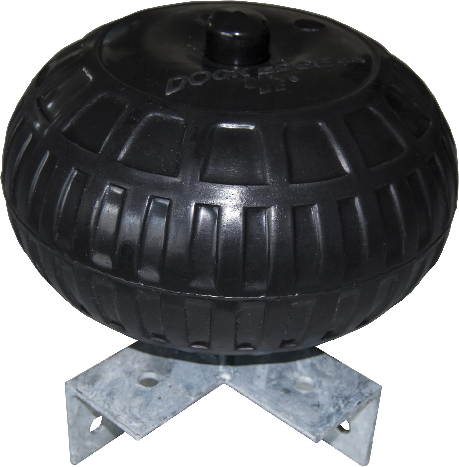 Dock Edge + Dock Wheel, Corner Mount, 9", Black
