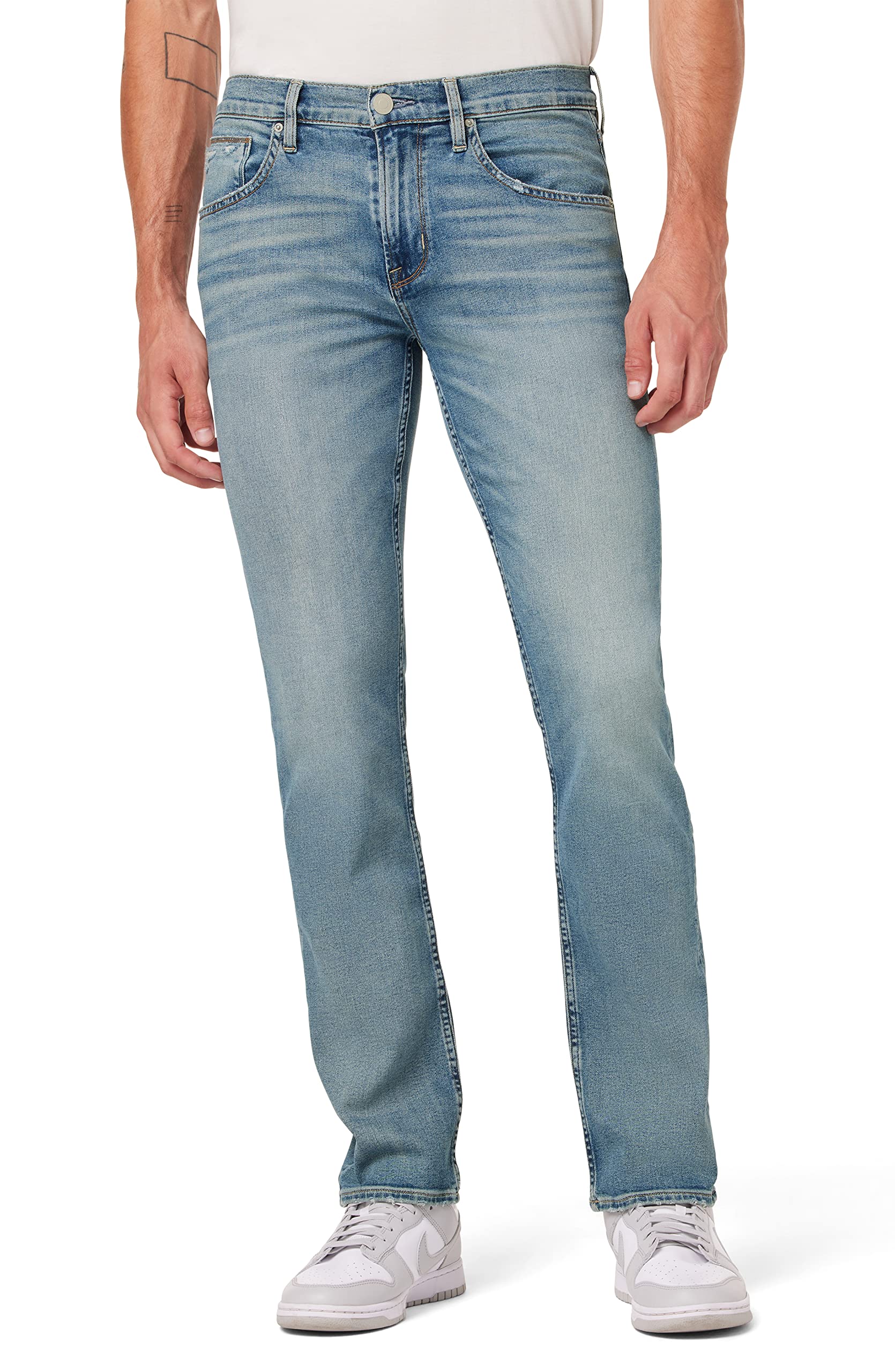 Hudson Jeans Men’s Byron Slim Fit Straight Leg Jean, Muted, 30W x 34L