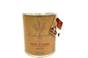 EDUPET ENHORABUENA - Artisanal Guava Stick Cookies - Made with Real Guava by Enhorabuena Dulzura in Puerto Rico - 10 oz Tin Can