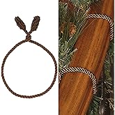 Haute Decor Decorative Twist Ties, 6 Pack, 16 inches (Brown) - Hang Garland, Lights and More