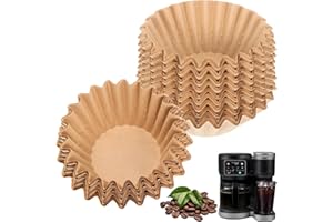 200 Pcs Paper Coffee Filters for Keurig Duo Coffee Maker Unbleached Extra-Deep Filter Paper for Keurig Duo Coffee Machine Acc