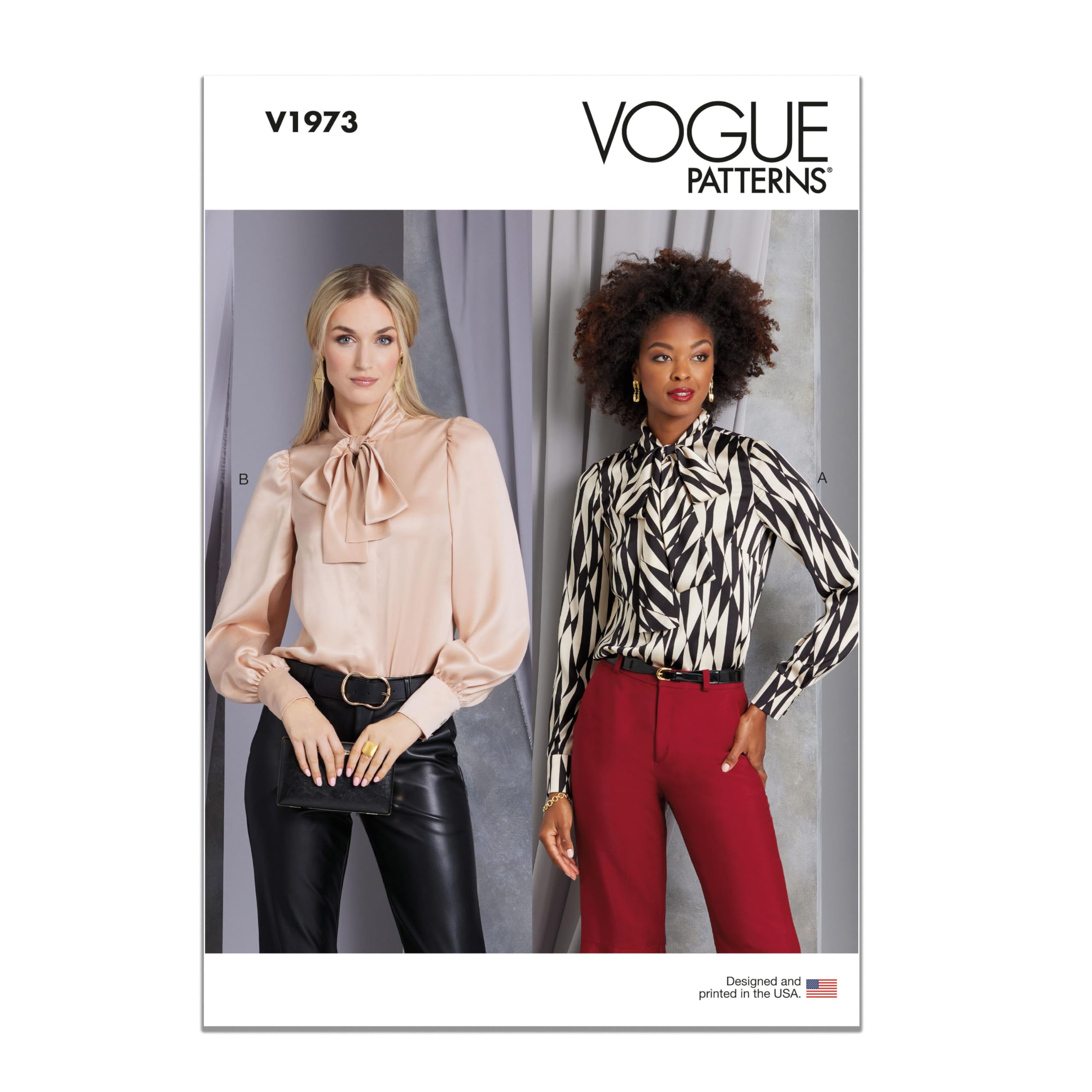 Vogue V1973U5 Misses' Blouse U5 (16-18-20-22-24)