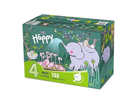 bella baby Happy Windeln Maxi Größe 4 (8-18 kg), 132 Stück