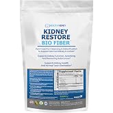 Bio Fiber, Kidney Cleanse Detox &amp; Repair - Restorative Kidney Support &amp; Kidney Supplement to Remove Waste, Kidney Health Supplement - Add to Tea for Kidney Health - 2.5 LBS