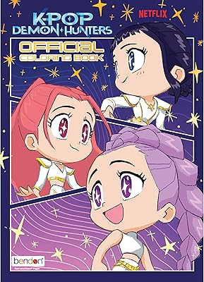 KPop Demon Hunters 40-Page Official Coloring Book | Action-Packed Coloring Book by Bendon