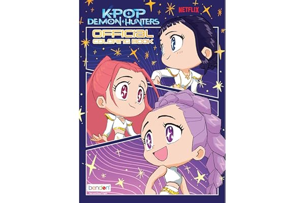 KPop Demon Hunters 40-Page Official Coloring Book | Action-Packed Coloring Book by Bendon