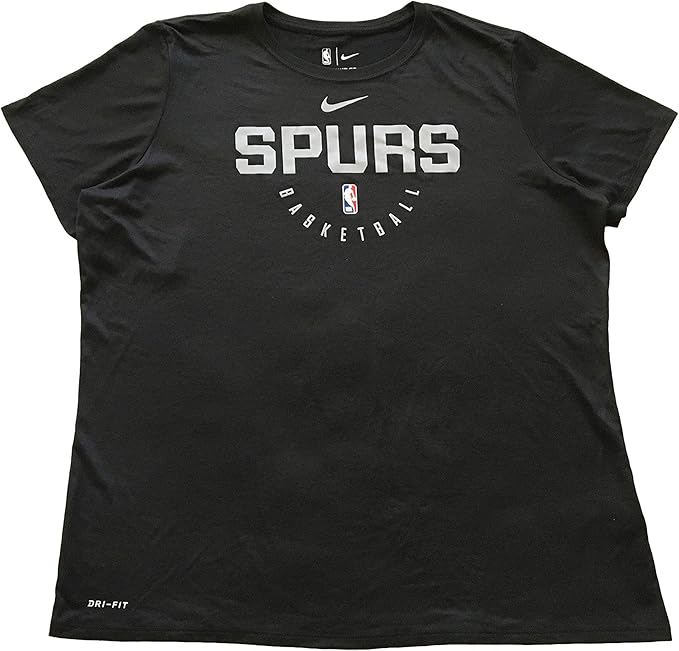 Amazon Co Jp ナイキ レディース サンアントニオ スパーズ Nba 半袖 Dri Fit ポリエステル100 Tシャツ Us サイズ Medium カラー ブラック 服 ファッション小物