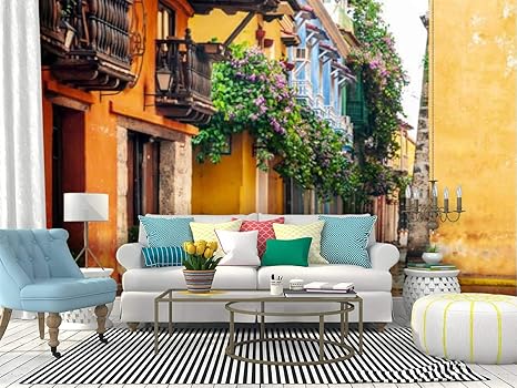 wall mural view of cartagena de indias