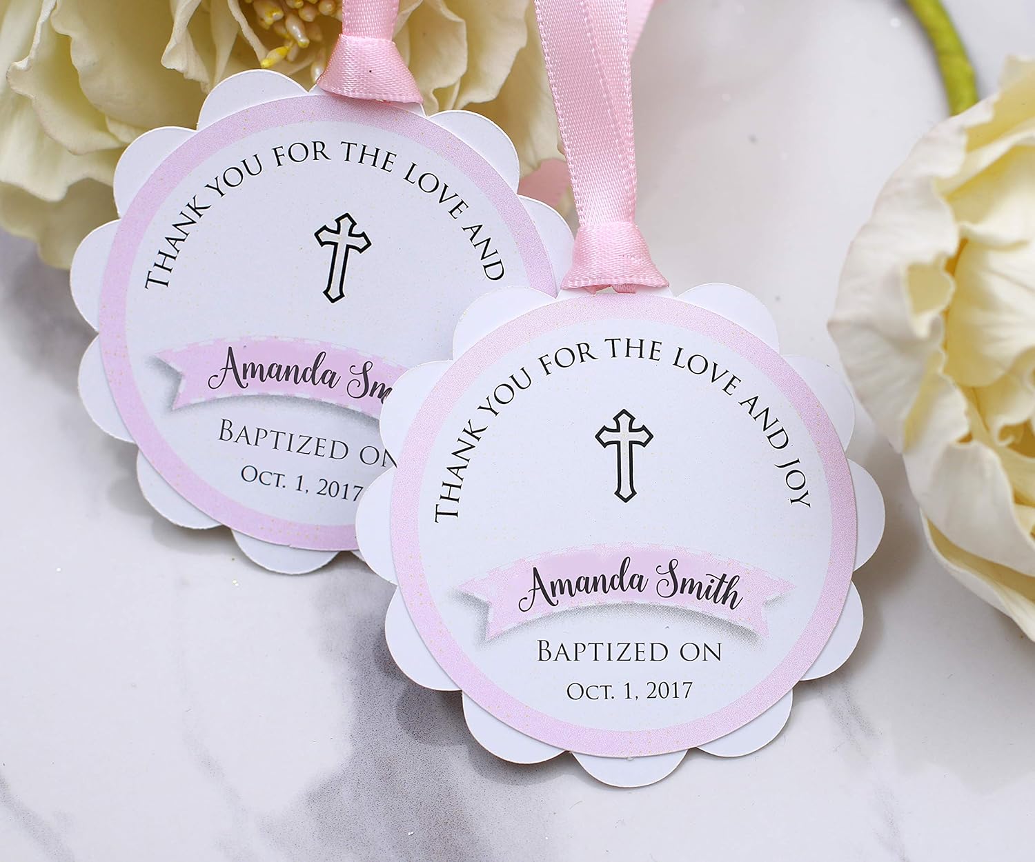 christening favours girl