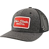 ZHATS Standard NCAA Officially Licensed Trucker Hat Carson Patch Brick Black, One Size