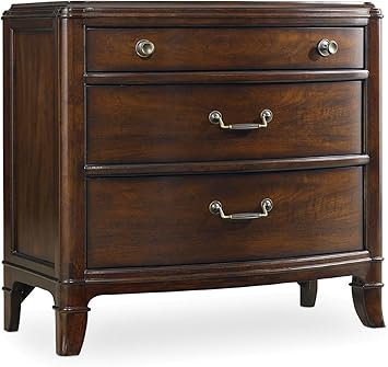 Amazon Com Hooker Furniture Palisade 3 Drawer Nightstand In Walnut Furniture Decor