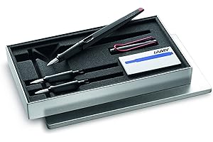 LAMY Joy Calligraphy Set in Black with Blue Ink Cartridges
