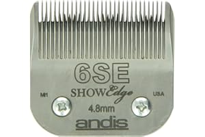 Andis 65600 Size-6SE, 3/16-Inch Cut Length Carbon-Steel ShowEdge Dog Clipper Blade