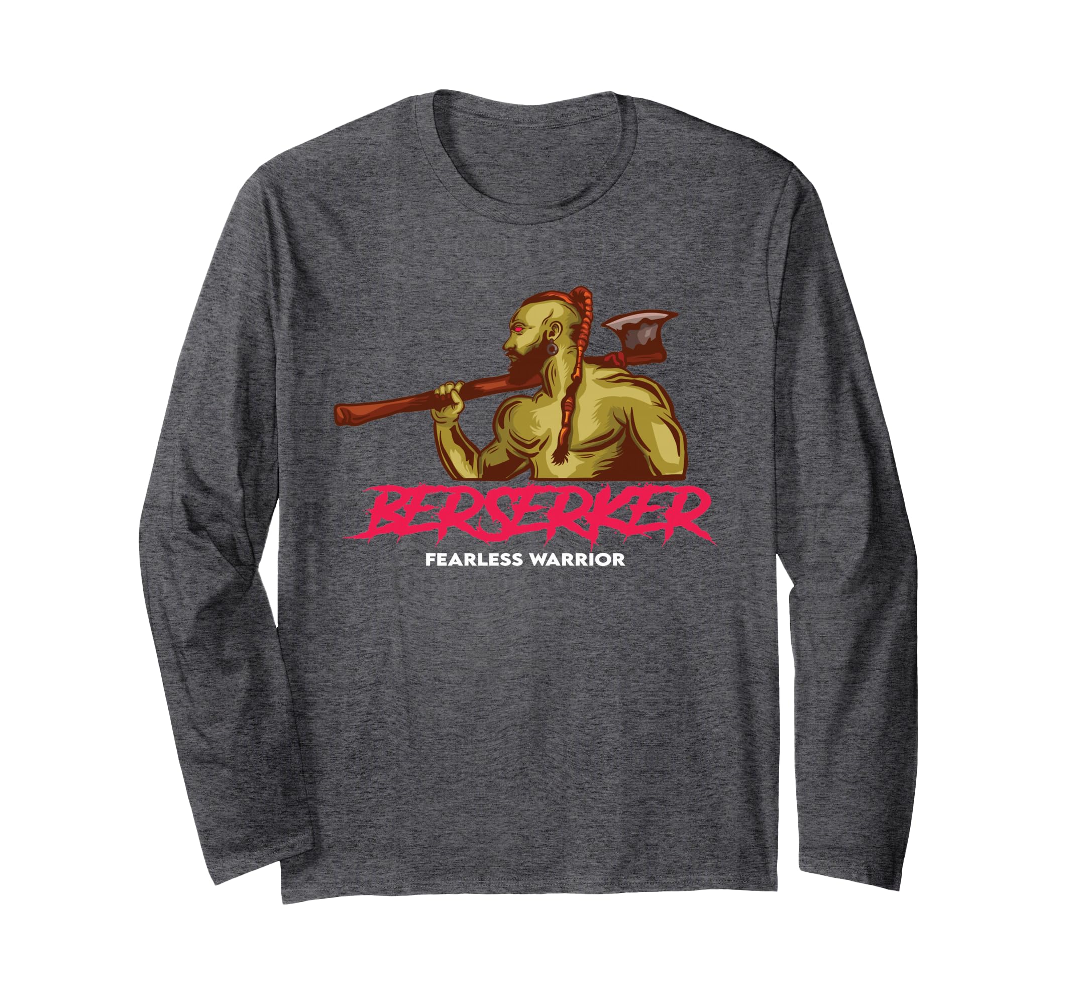 Viking Warrior Odin Berserker Long Sleeve T-Shirt