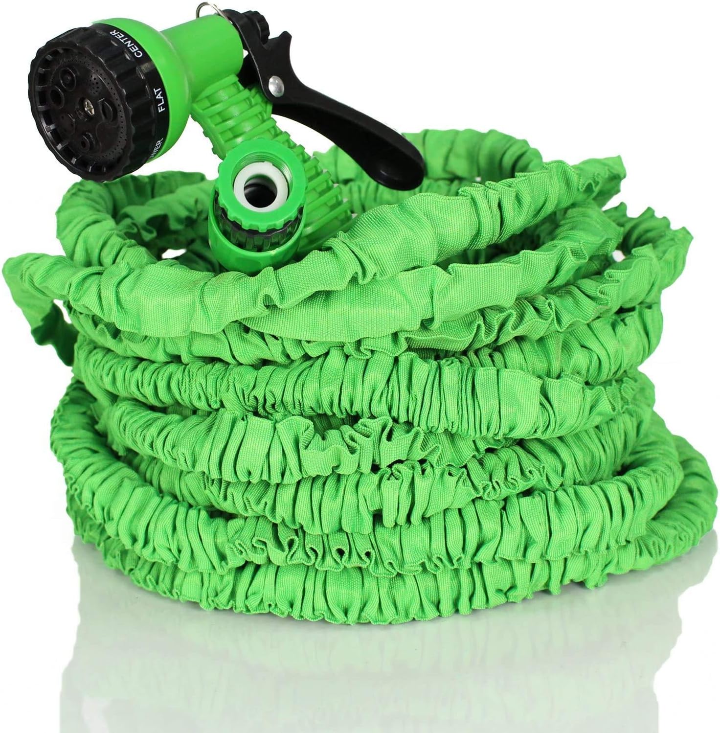 Sporgo Garden Hose, Expandable Garden Hose 50ft Strongest Water Hose Extra Strength Fabric, Flexible Expanding Pressure Water Hose with 7 Functional Spray Nozzles for Garden Patio Lawn Car Washing : Garden & Outdoor