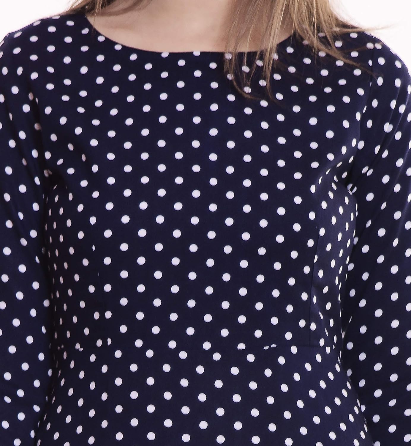 theurbanstreet women's polka dot a-line dress